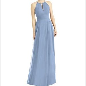 After Six Bridesmaid Dress - Cloudy Blue/Gray SZ 4